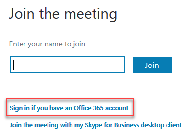 Skype For Business