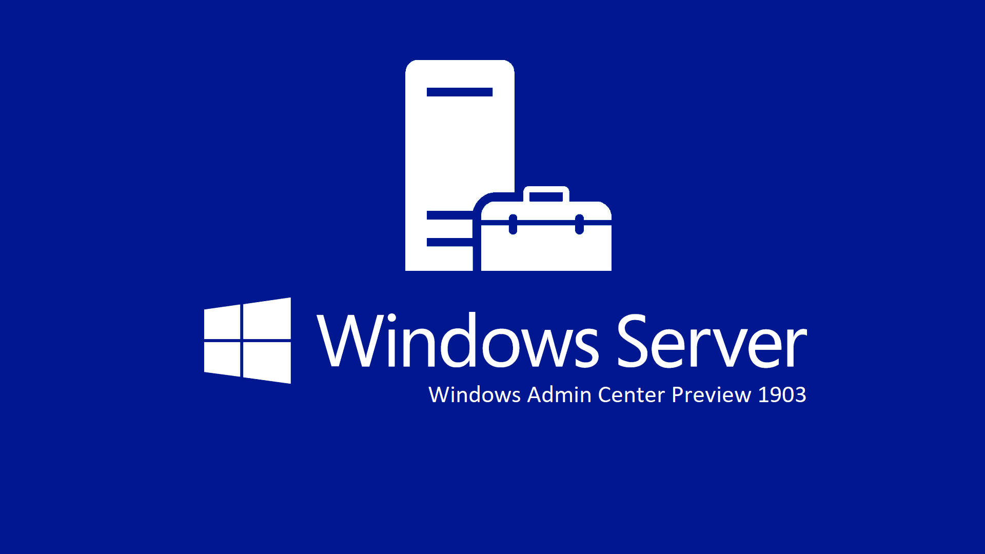 Windows Admin Center