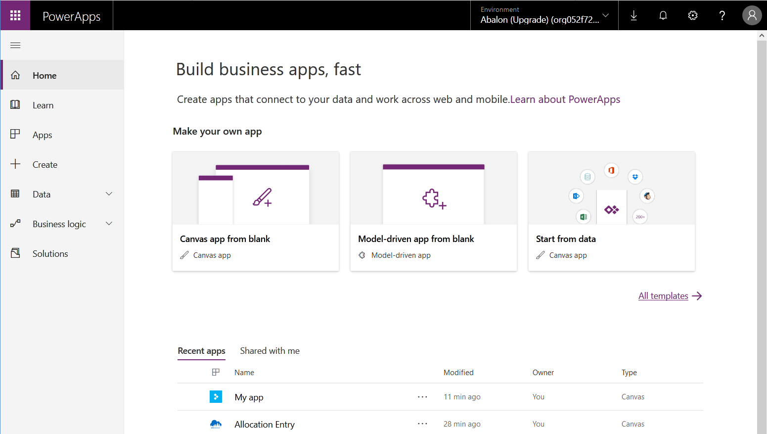 PowerApps