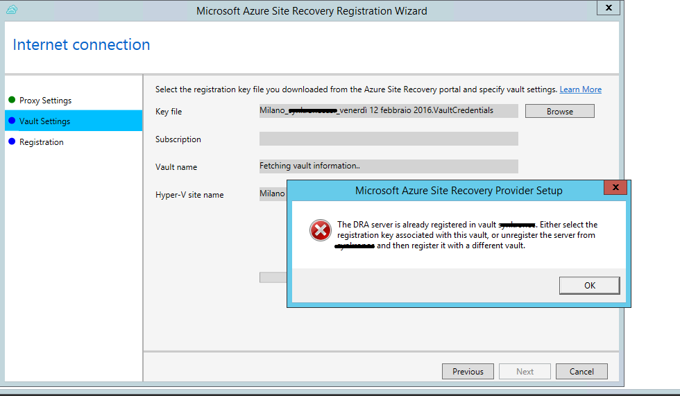 Azure Site Recovery